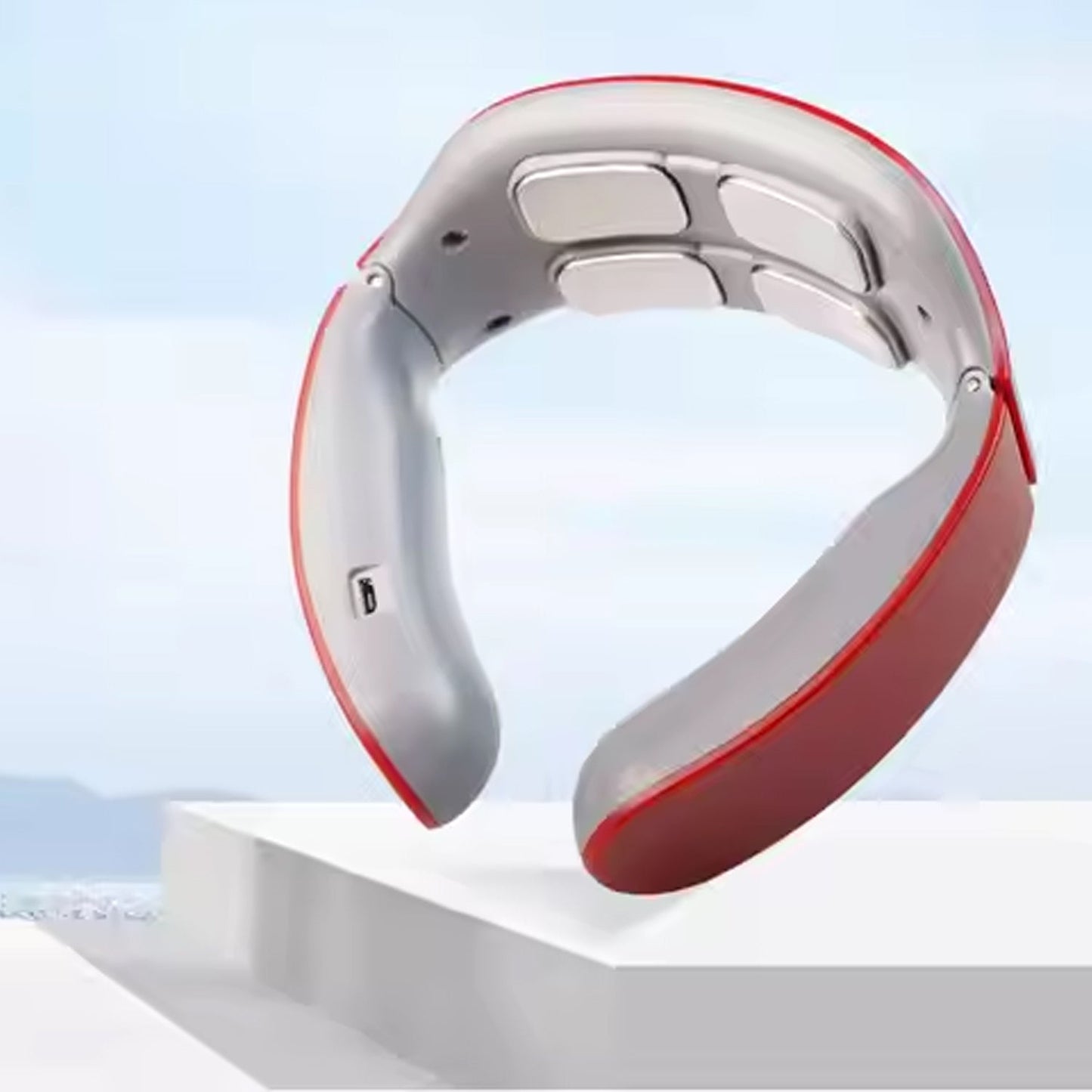 4 Heads Smart Electric Neck and Back Pulse Massager (1 Pc / Mix Design) Your Brand