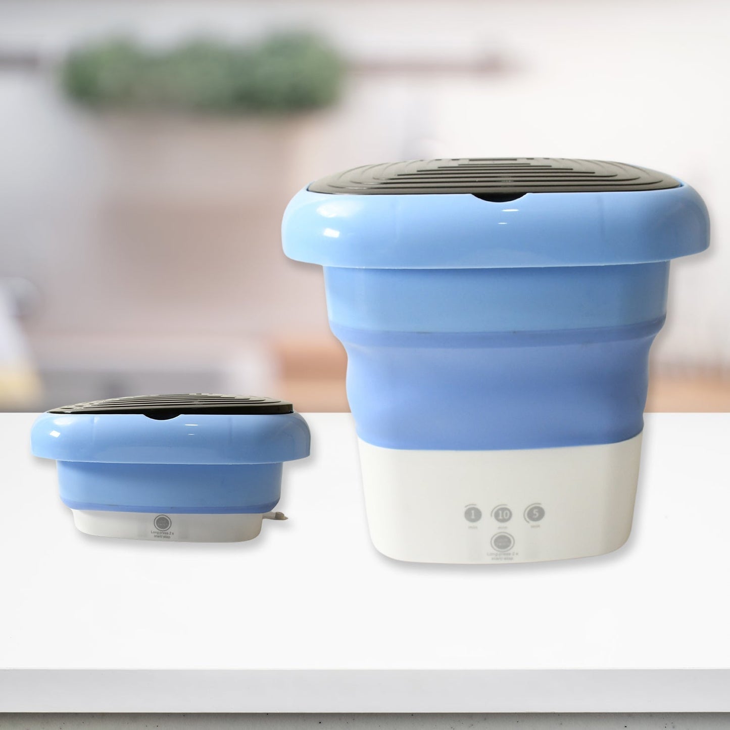 Folding Washing Machine, Mini Portable Washing Machine, Deep Cleaning, Mini Foldable Washing Machine, Suitable For Socks, Underwear, Baby Clothes & Other (1 Pc) Your Brand