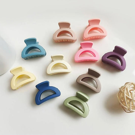 Plastic Small Hair Clips for Girls Kids Hair Accessories (3 Pcs Set / Mix Color & Design) Your Brand