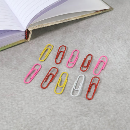 Vinyl-Coated Paper Clips - (10 Pc / Set)