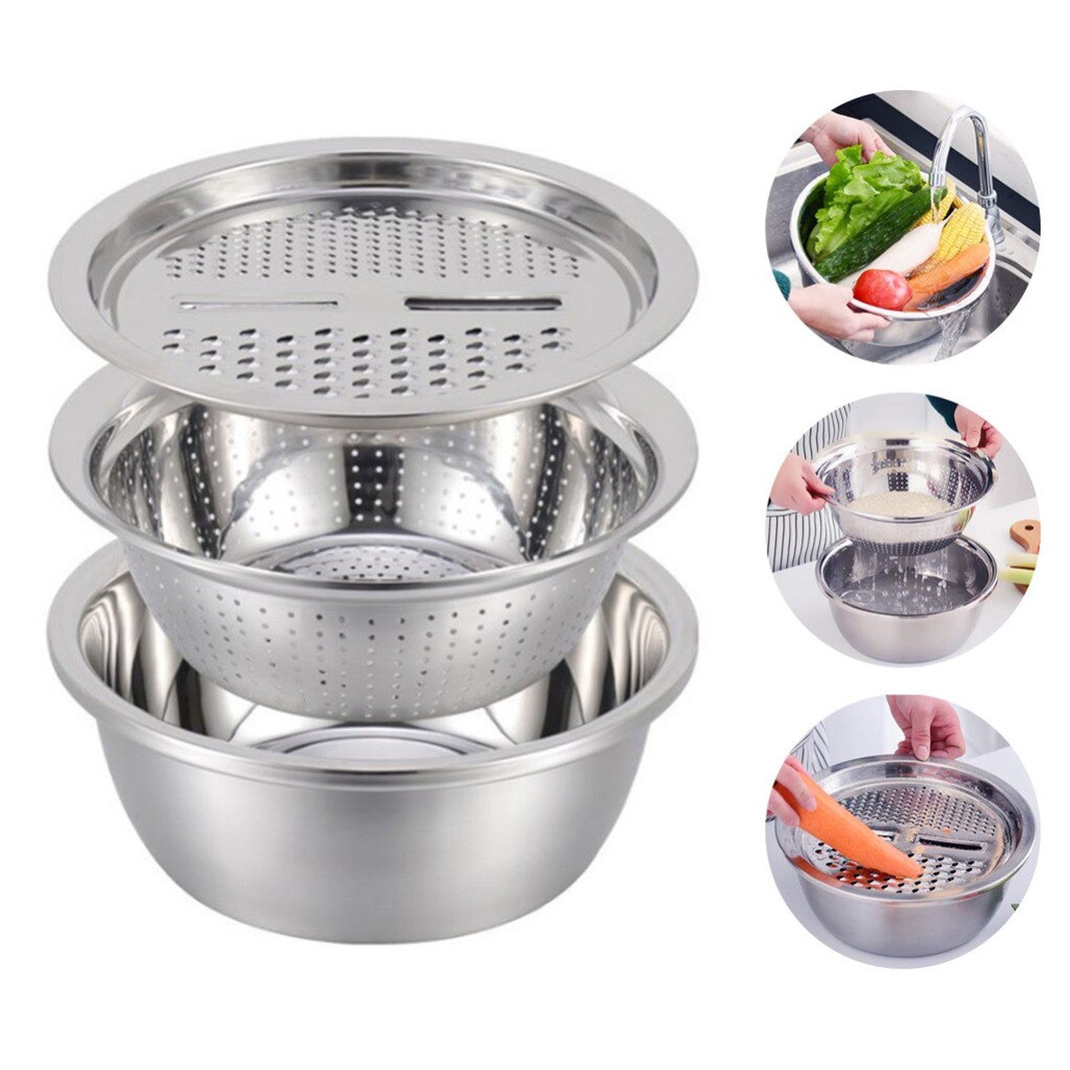 3 in 1 Kitchen Multipurpose Julienne Grater Salad Maker Your Brand