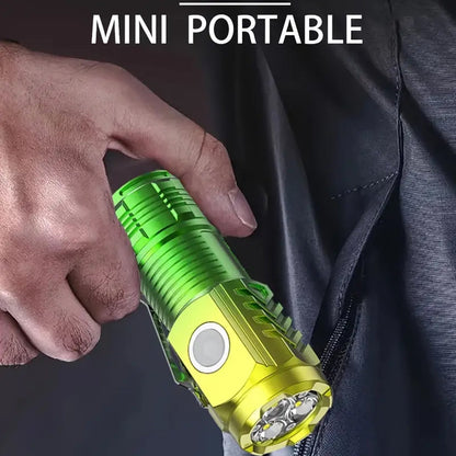 USB Chargeable Mini 3 LED Flashlight / Torch Light (1 Pc) Your Brand