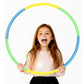 Hula hoop segments for interlocking fitness exercise