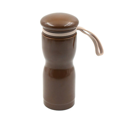 Stainless Steel Flask Water Bottle With Dori Easy To Carry, Fridge Water Bottle, Leak Proof, Rust Proof, Hot & Cold Drinks, Gym BPA Free Food Grade Quality, For office/Gym/School (280 ML) Your Brand