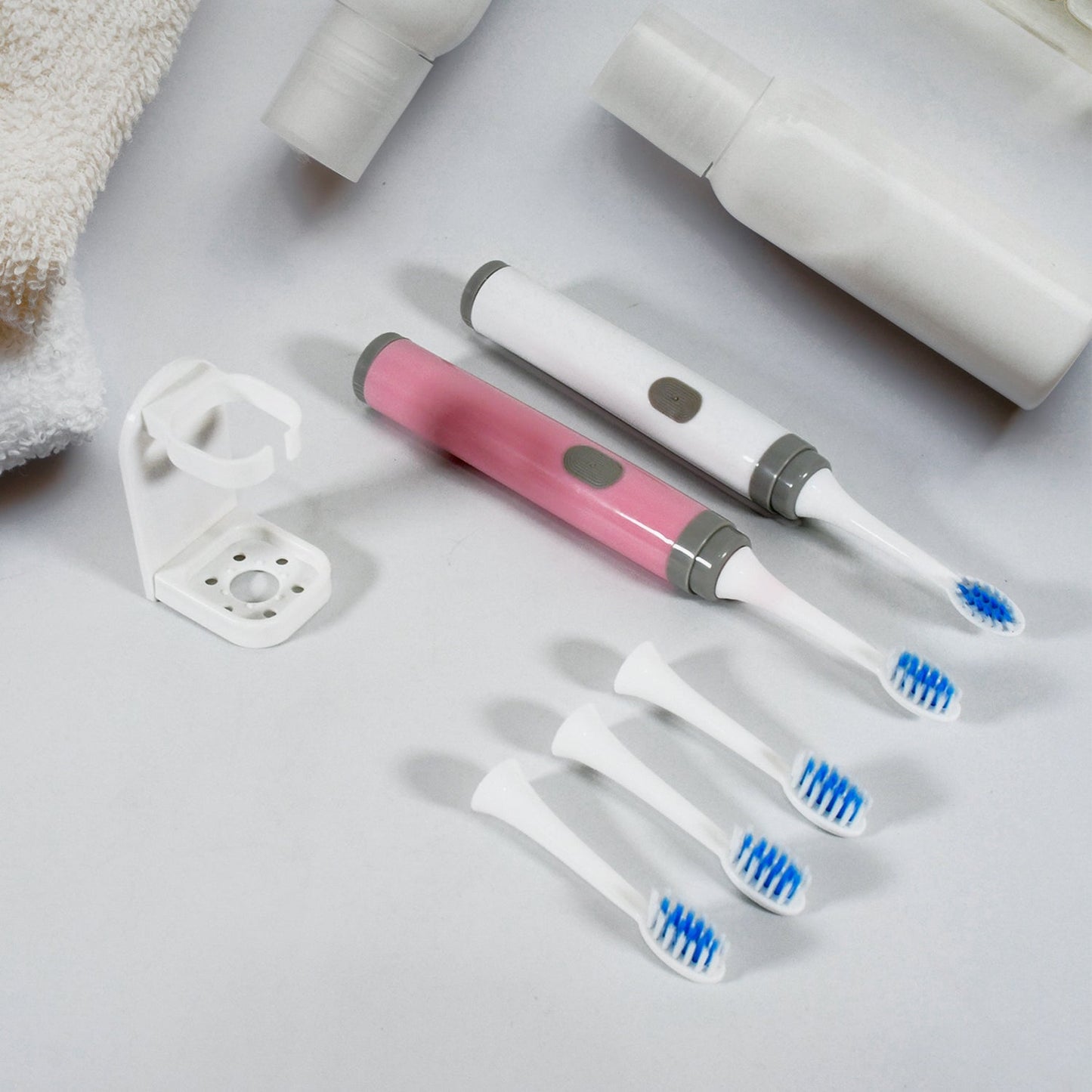 Adult Waterproof Electric Toothbrush Strong Sonic Charging with 4 Toothbrush Head and a toothbrush holder Your Brand