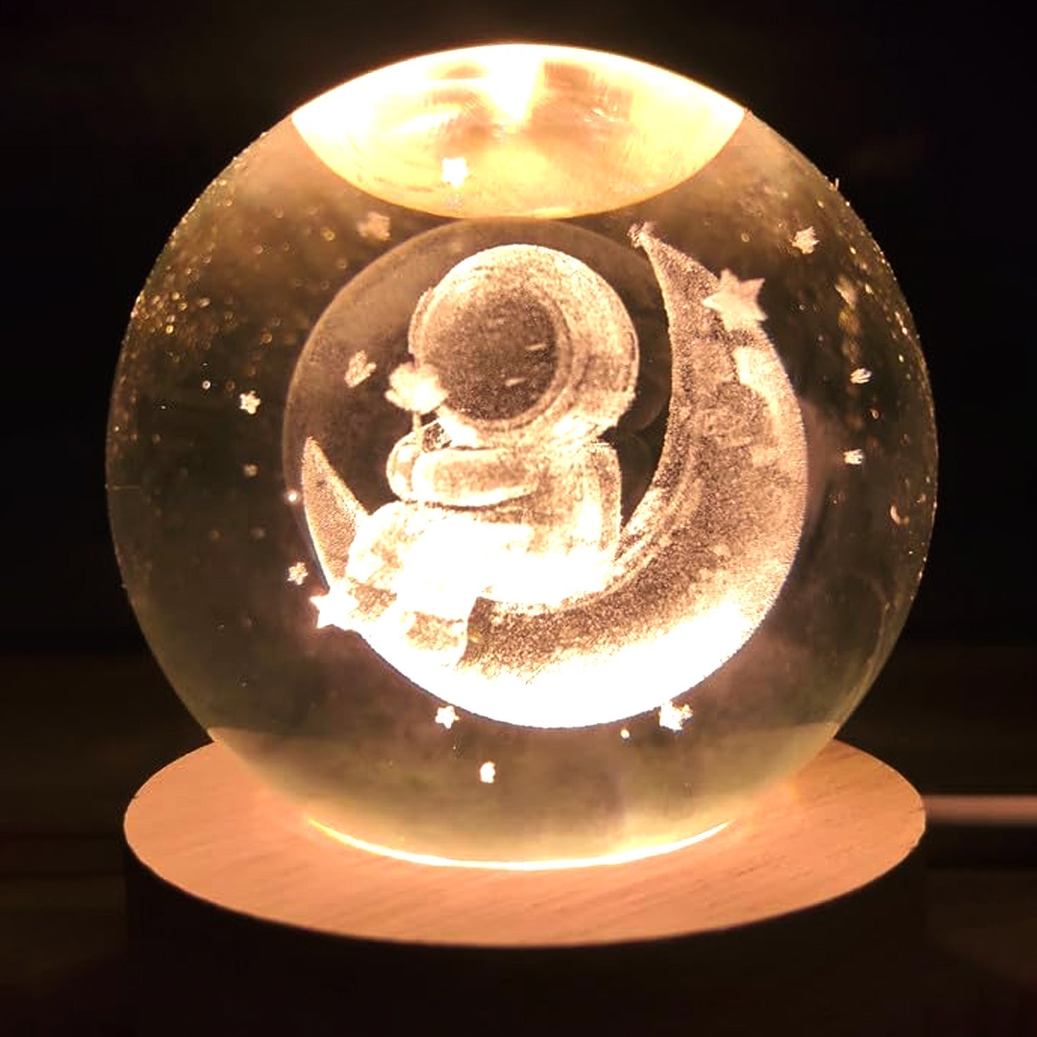 Astronaut Ball Night Light Lamp Decorative Lamp For Living Room Decor (1 Pc) Your Brand