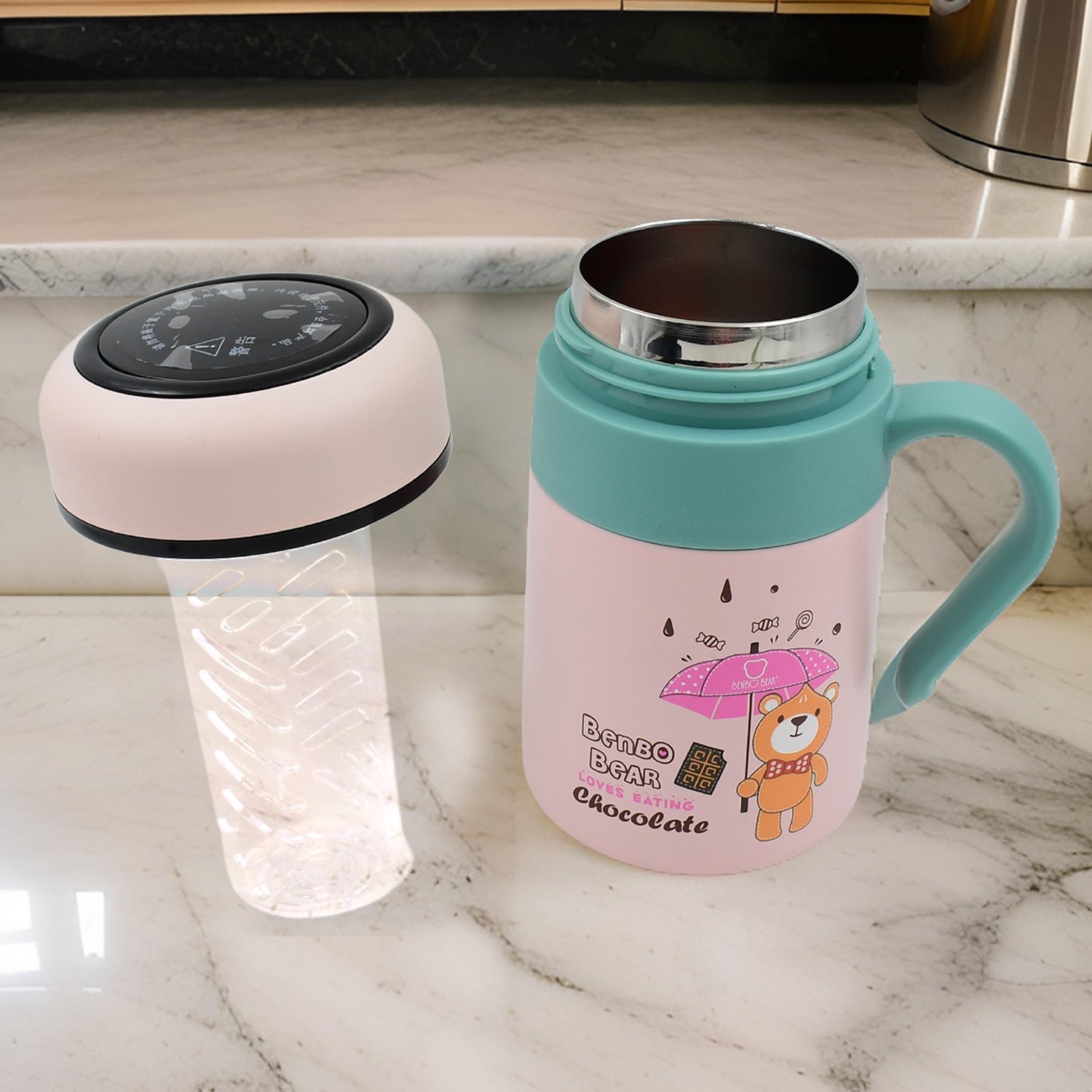 Smart Vacuum Insulated Water Bottle with LED Temperature Display & Gift Color Box (600 ML Approx) Your Brand