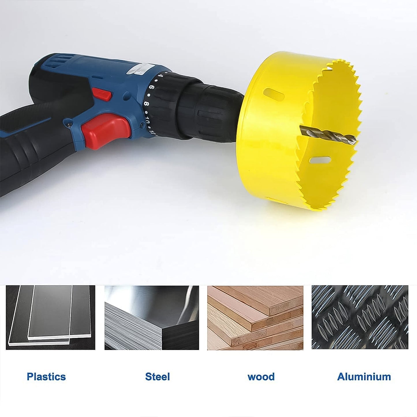 Door Lock Installation (22mmx150mm) Hole Saw Kit (1 Set) Your Brand