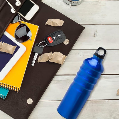 Aluminium Sports Water Bottle, 1 Pc (Capacity 500 ML Approx) Your Brand