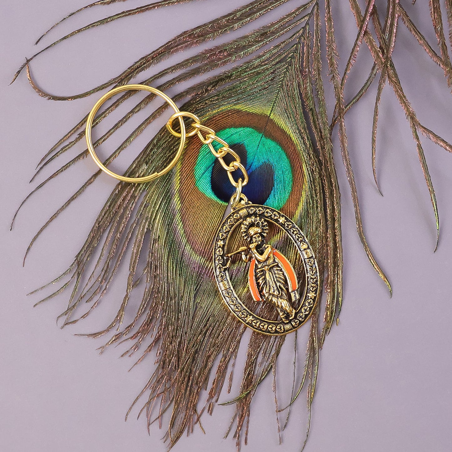 Krishna Keychain