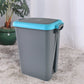 Apex Plastic Push N Pedal Dust Bin 6.5 Liters (1 Pc / Mix Color)