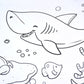 Fun and Educational Coloring Roll (1 Pc)