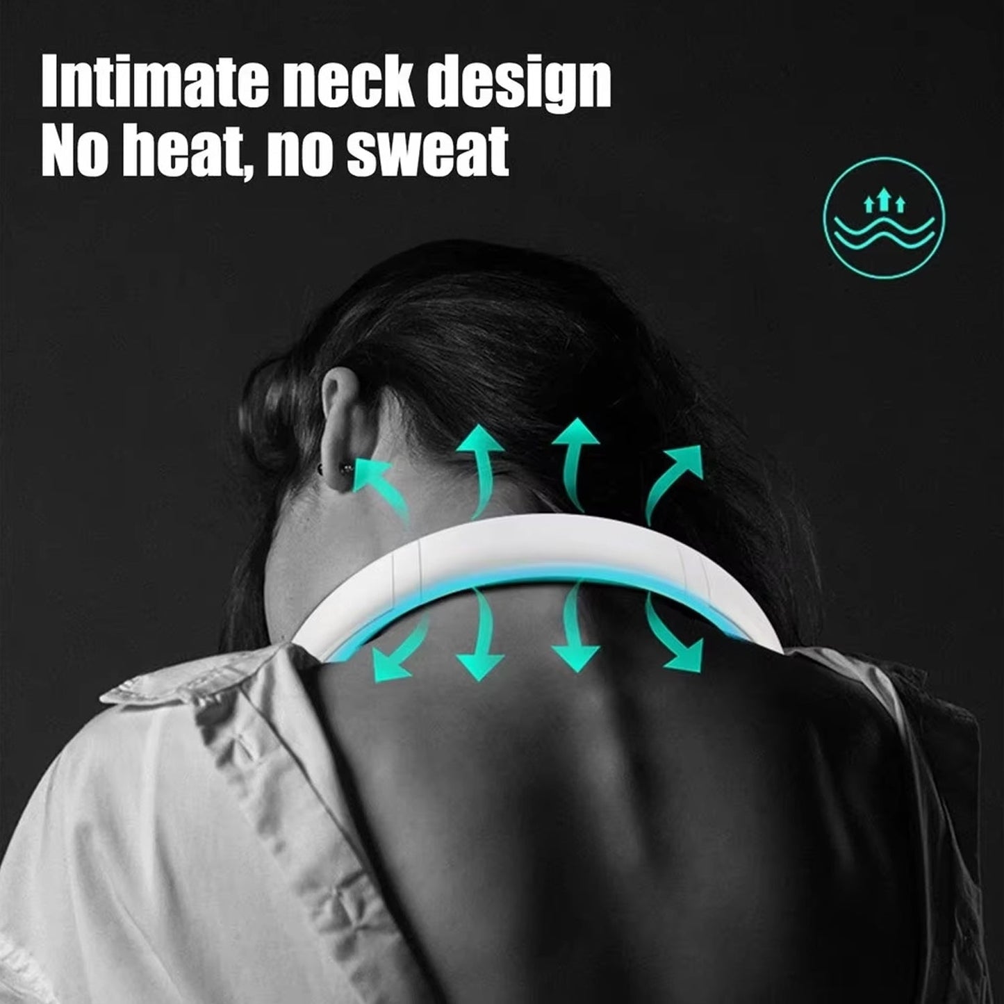 USB powered neck fan