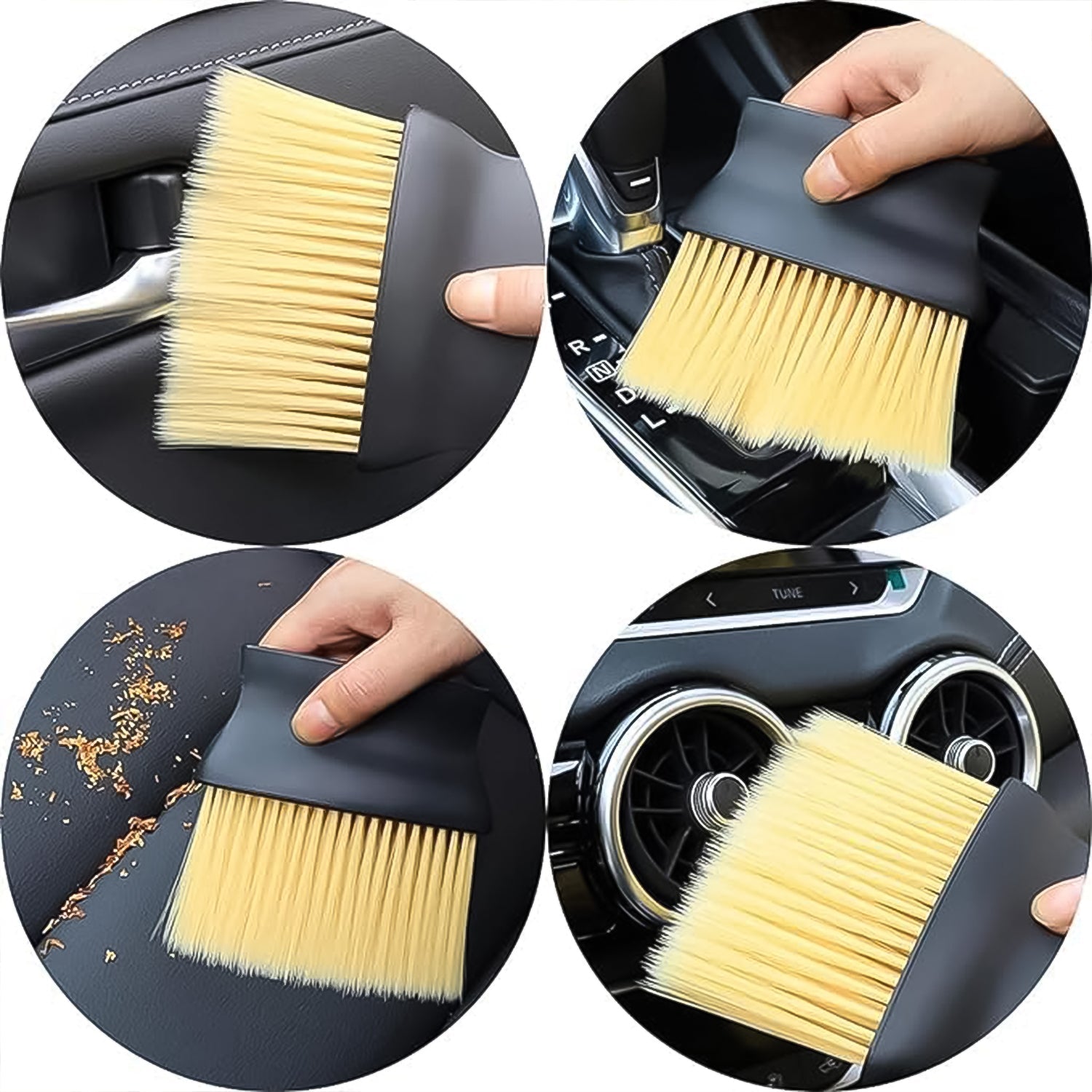 Multipurpose Soft Car Air Conditioner Cleaner Brush (1 Pc) Your Brand