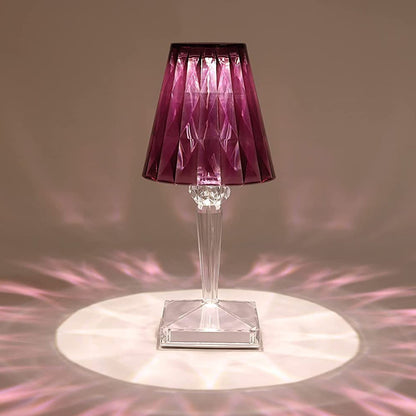 Romantic Crystal Table Lamp, Diamond Lamp, 16 Colors, 6 Brightness Level, Touch / Remote Control Switch, SUB Charging, Lampshade Night Light, Bedroom Bedside, Living Room Decoration Your Brand