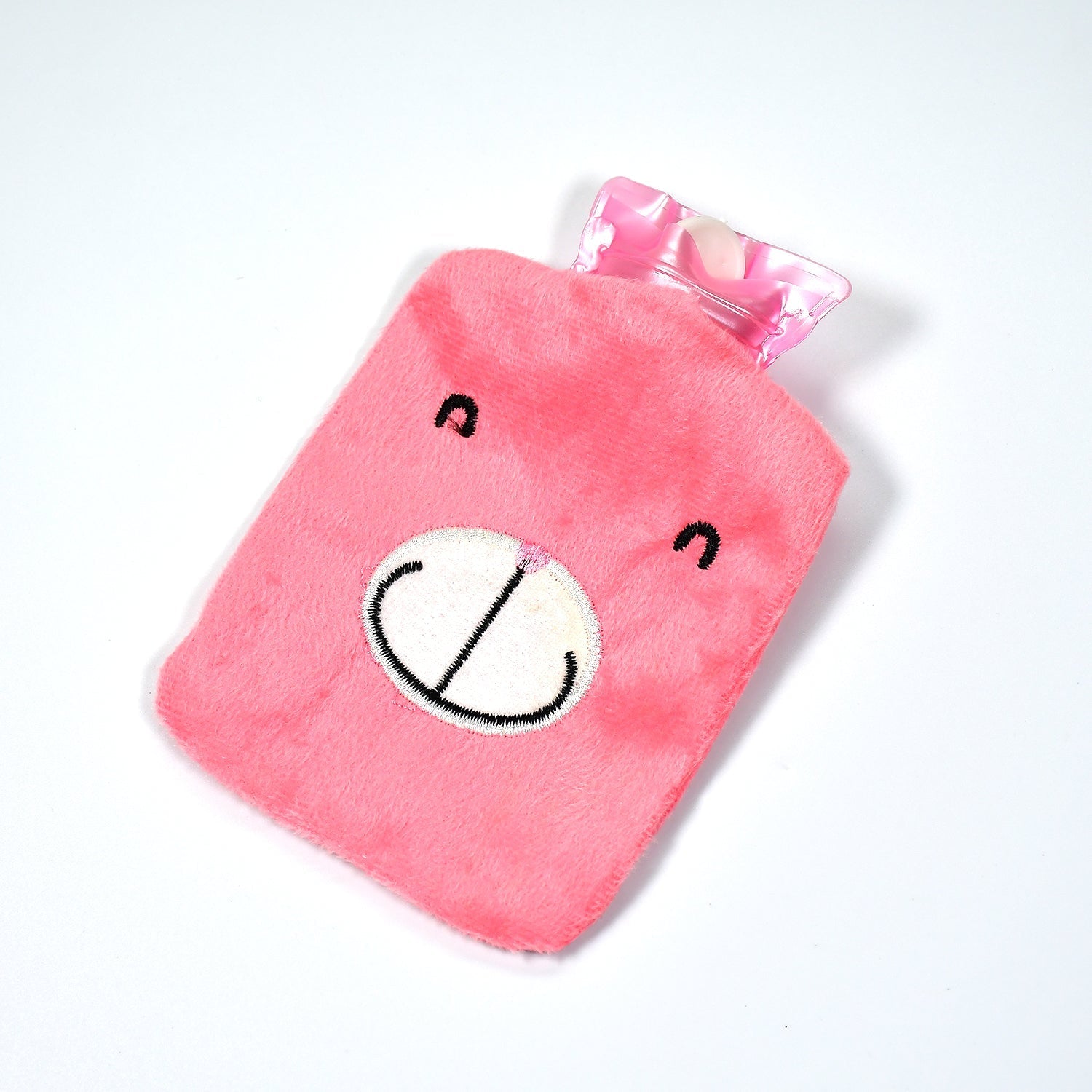 Pink small Hot Water Bag with Cover for Pain Relief, Neck, Shoulder Pain and Hand, Feet Warmer, Menstrual Cramps. Your Brand
