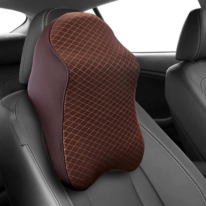 Car Neck Pillow Car Neck Headrest Pillow Memory Foam Car Accessories Cushion Car Seat Head Support Neck Protector Car Seat Neck Pillow, for Driving (1 Pc / Mix Color) Your Brand