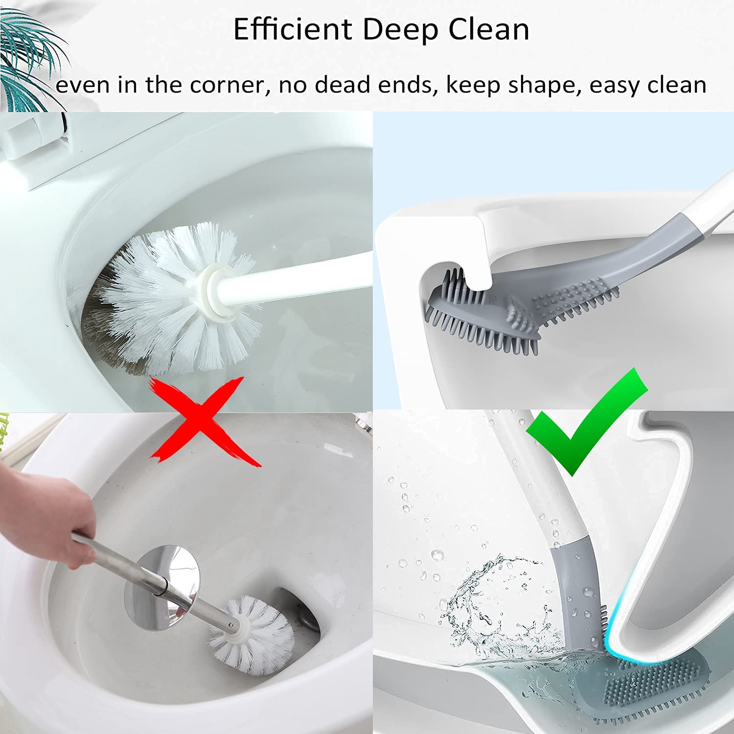 Golf Shape Toilet Cleaner Brush For Bathroom Use Your Brand