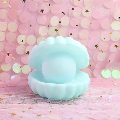 Pearl Shell Night Lamp Decorate Desk Lights Nursery Toy Lamp Led Pearl Shell Night Lights for Bedroom & Home (Small Battery Operated) Your Brand