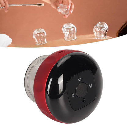 Electric Intelligent Breathing Cupping Massage Instrument The Smart Cupping Therapy Set's Massager for Muscle and Joint Pain Cellulite Massage Back Pain Relief for Back Shoulder Leg (1 Pc) Your Brand