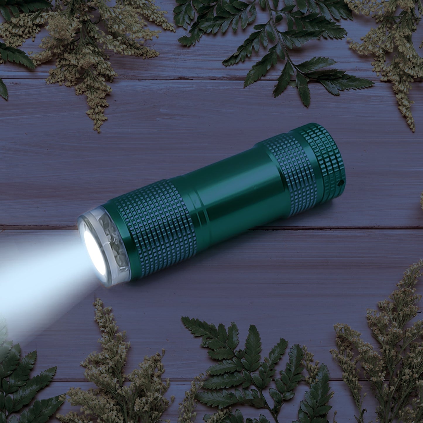 Super-Bright Mini 9 LED Bulb Pocket Torches - Small Torch Flashlight for Camping, Hiking, DIY, Travelling, Outdoors and More 3 Battery operated (Battery not included / 1 pc) Your Brand