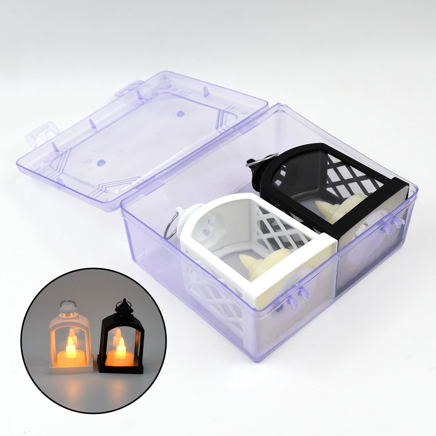 Smokeless Led Light Lantern Lamp (2 Pc) Your Brand