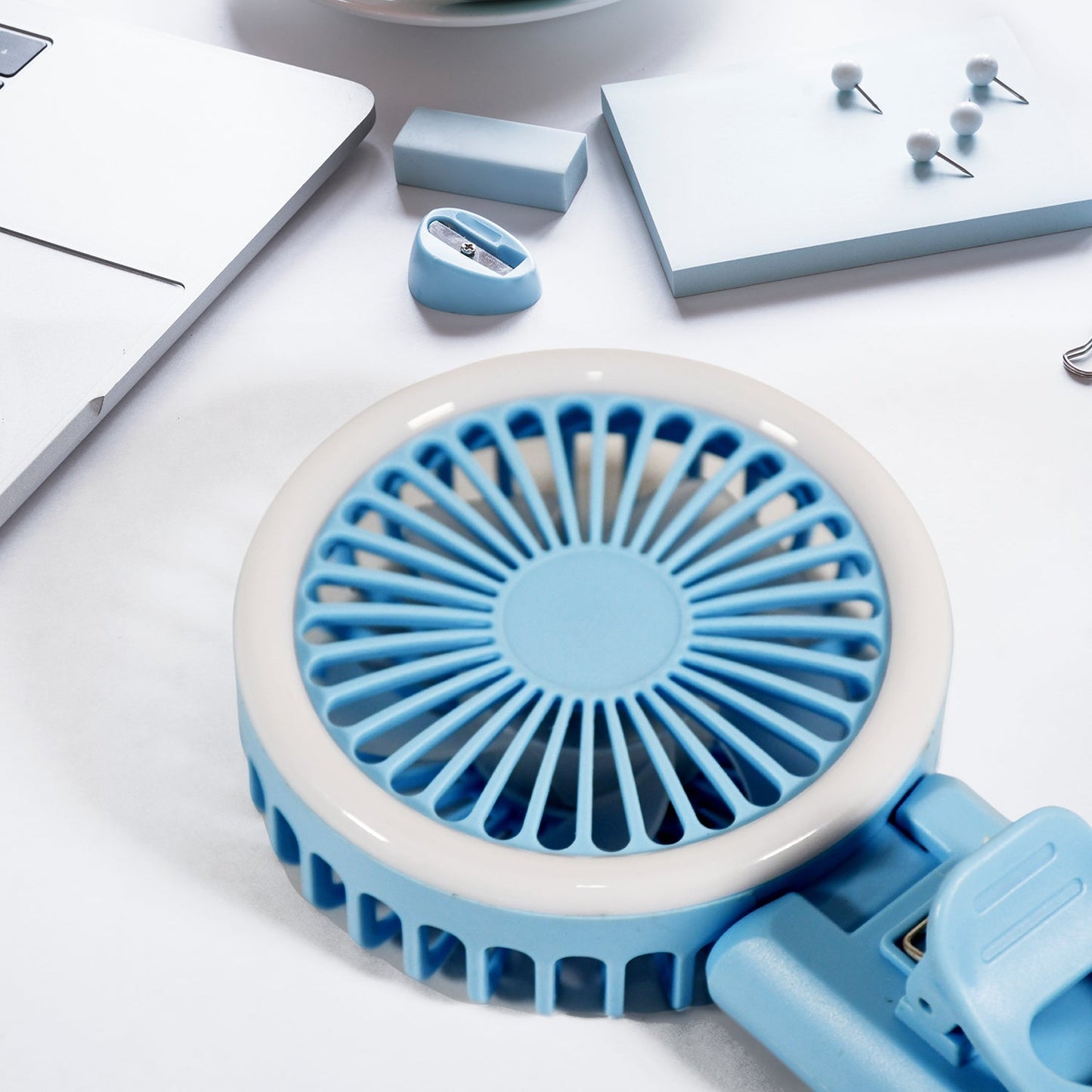 Clip Fan With Light, home, kitchen, Office Portable Fan, Rechargeable Fan Your Brand