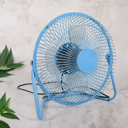 Big USB Table Desk Personal Metal Electronic Fan, Compatible with Computers, Laptops, Student Dormitory, Suitable For Office, School Use (1 Pc) Your Brand