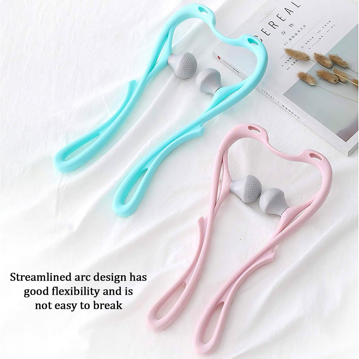 Neck Shoulder Massager, 33×18 cm Portable Relieving the Back for Men Relieving the Waist Women (1 Pc) Your Brand