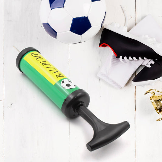 Inflator Air Ball Pump Soft Bouncing Ball Development Kids Toy, Sports Plastic Pump for Soccer, Basketball, Football, Volleyball Ball (17 Cm) Your Brand