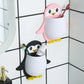 Penguin Storage Box, Wall Nightstand, Office Plastic Wall Mount