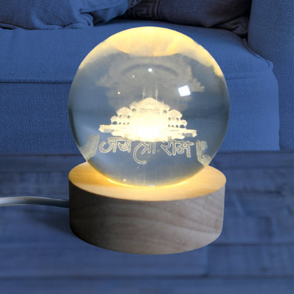3D Crystal Ball lamps for Bedroom 3D Lamps for Home Decoration 3D Crystal Ball Night Light Gifts for Women Gifts for Men Room Decor Items for Bedroom for Friend and Family (1 Pc) Your Brand