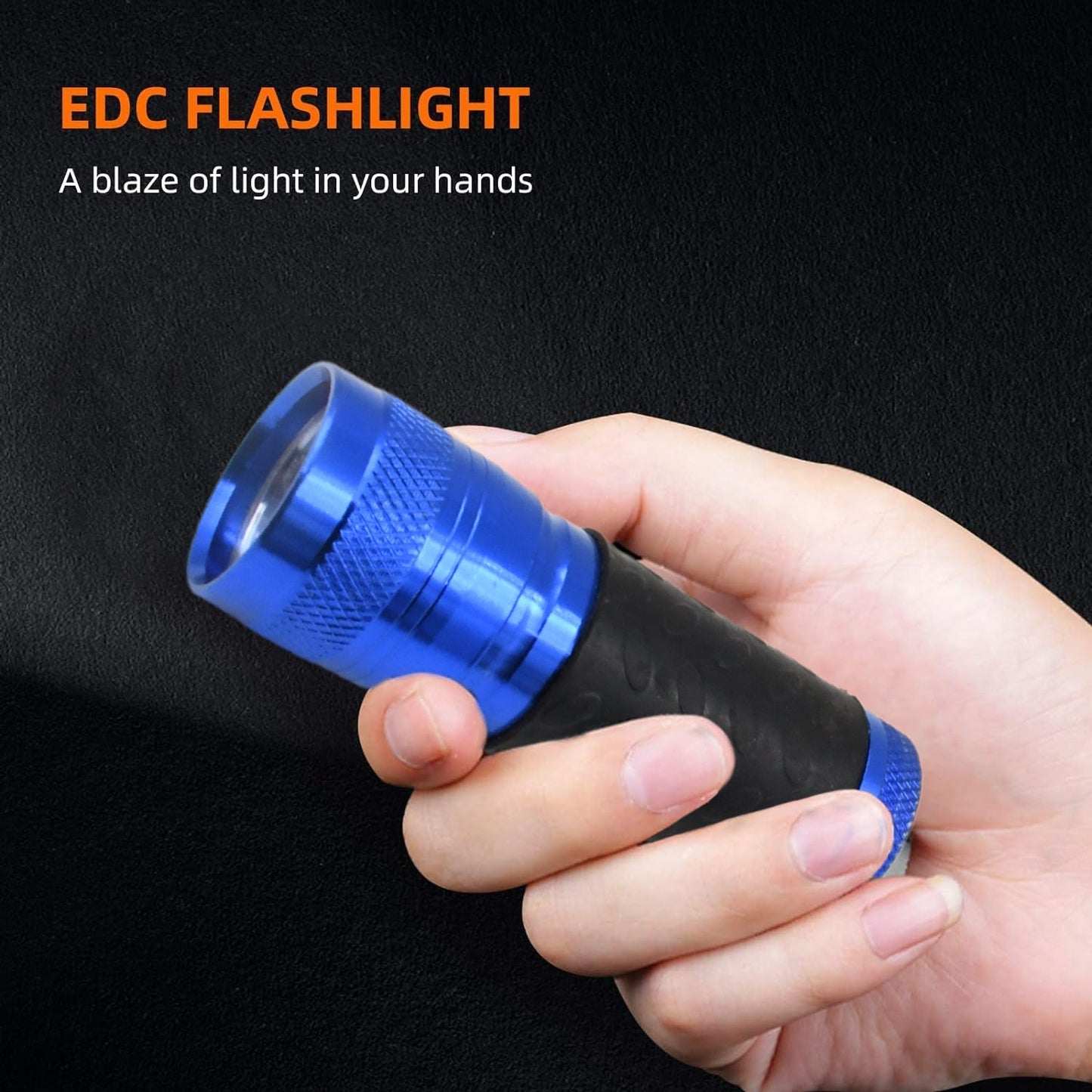 Portable Mini Torch, Super-Bright Mini 14 LED Bulb Pocket Torches - Torch Flashlight for Camping, Hiking, DIY, Travelling, Outdoors and More 3 Battery operated (Battery not included / 1 pc) Your Brand