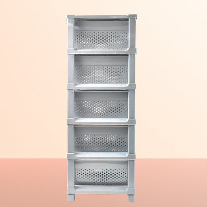 Multi-Purpose Anti-Slip 5 Layer Modular Drawer Storage System (68×33 Cm)