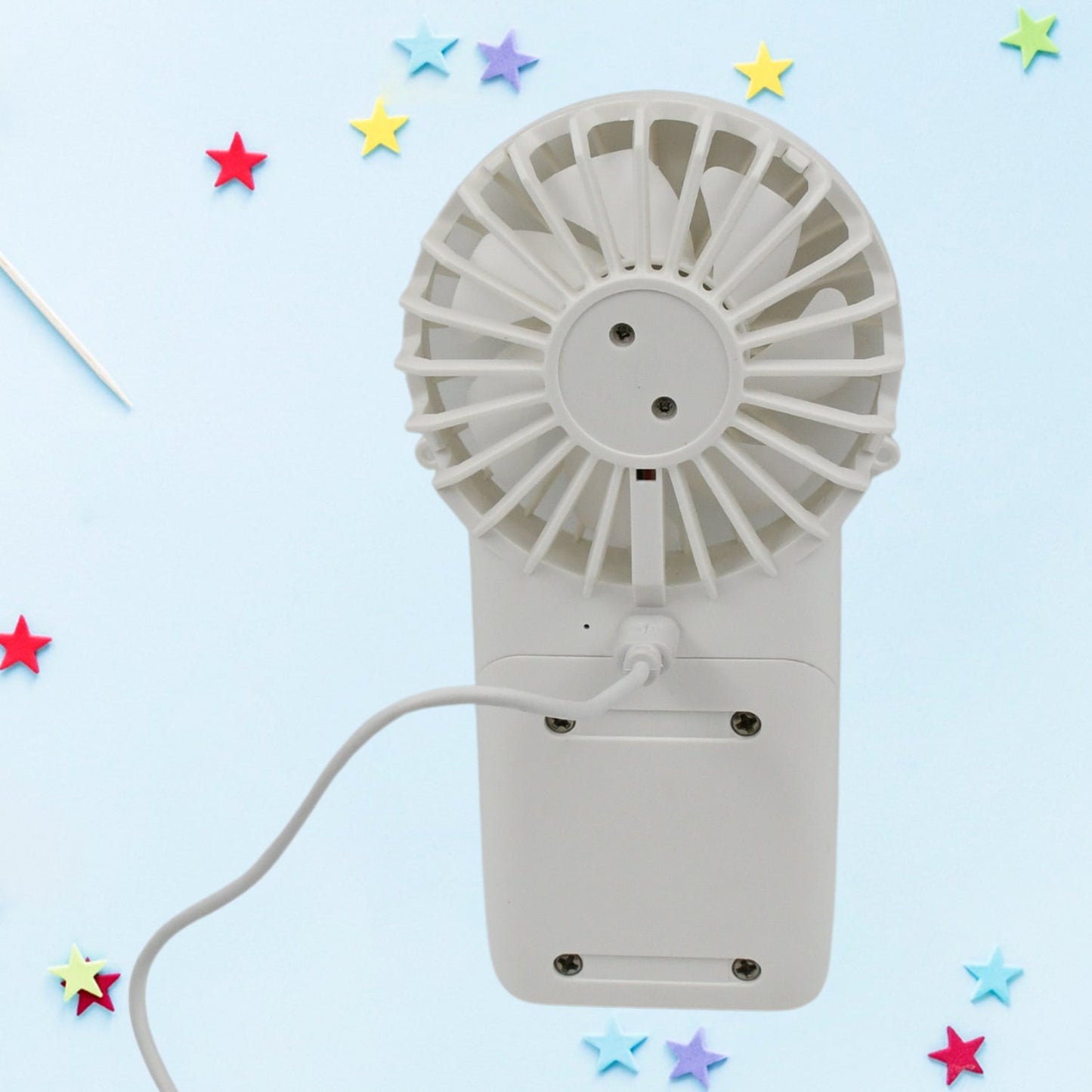 Portable Small Electric Fan, Handheld Fan With 3 Modes USB Rechargeable Mini Student Handheld Class Personal Fan (1 Pc) Your Brand