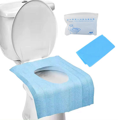Disposable Toilet Seat Covers / waterproof isolation Disposable Toilet Seat Cushion (10 Pcs Set) Your Brand
