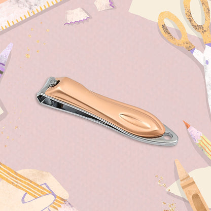 Stainless Steel Folding Portable Large Nail Clippers with Nail File (1 Pc / Mix Design) Your Brand