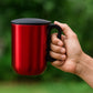 Sleek Metallic Coffee Mug