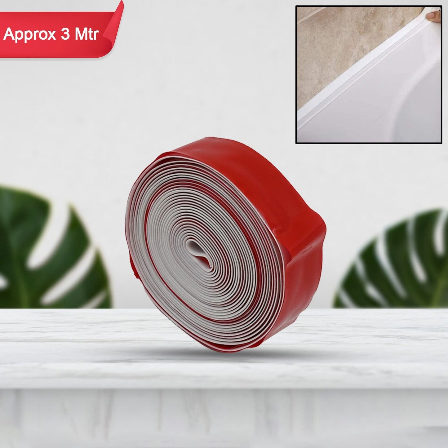 Kitchen Wall Sealing Strip Tape Sink Waterproof and Oil-Proof Caulk Tape Self Adhesive Sealing Tape for Corners and Gaps Your Brand