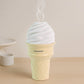 Ice Cream Cone Shape Air Freshener Humidifier (1Pc / Cream Color)