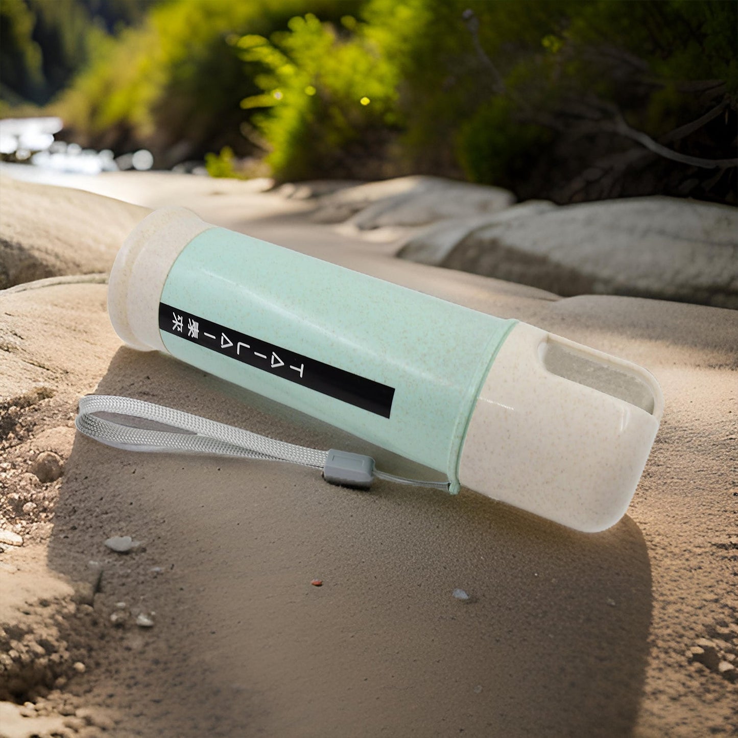 Portable Water Bottle (300 ML Approx / Mix Colors / Design) Your Brand