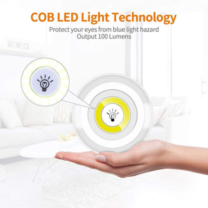 LED Light Under Closet Battery Powered Closet Wall Lamp with Remote Control Bedroom Kitchen Set of 3 LED Lights And 1 Remote Control (Battery Not Included) Your Brand