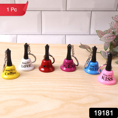 Mini Hand Bell with Keychain (1 Pc)