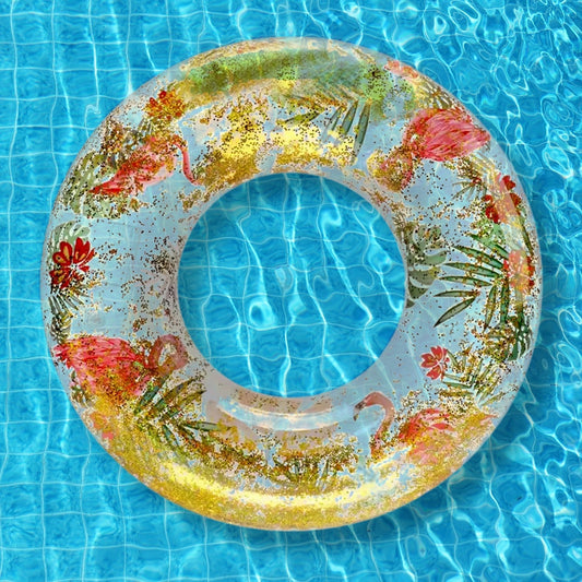 Swim Ring, For Adults, Conveniently Portable, Feathers, Swimming Ring, For Water Play, For Beaches, Swimming, Summer Vacation, Women's, Men's Outdoor Swimming Beach Adults Pool Water Fun Toys (1 Pc) Your Brand