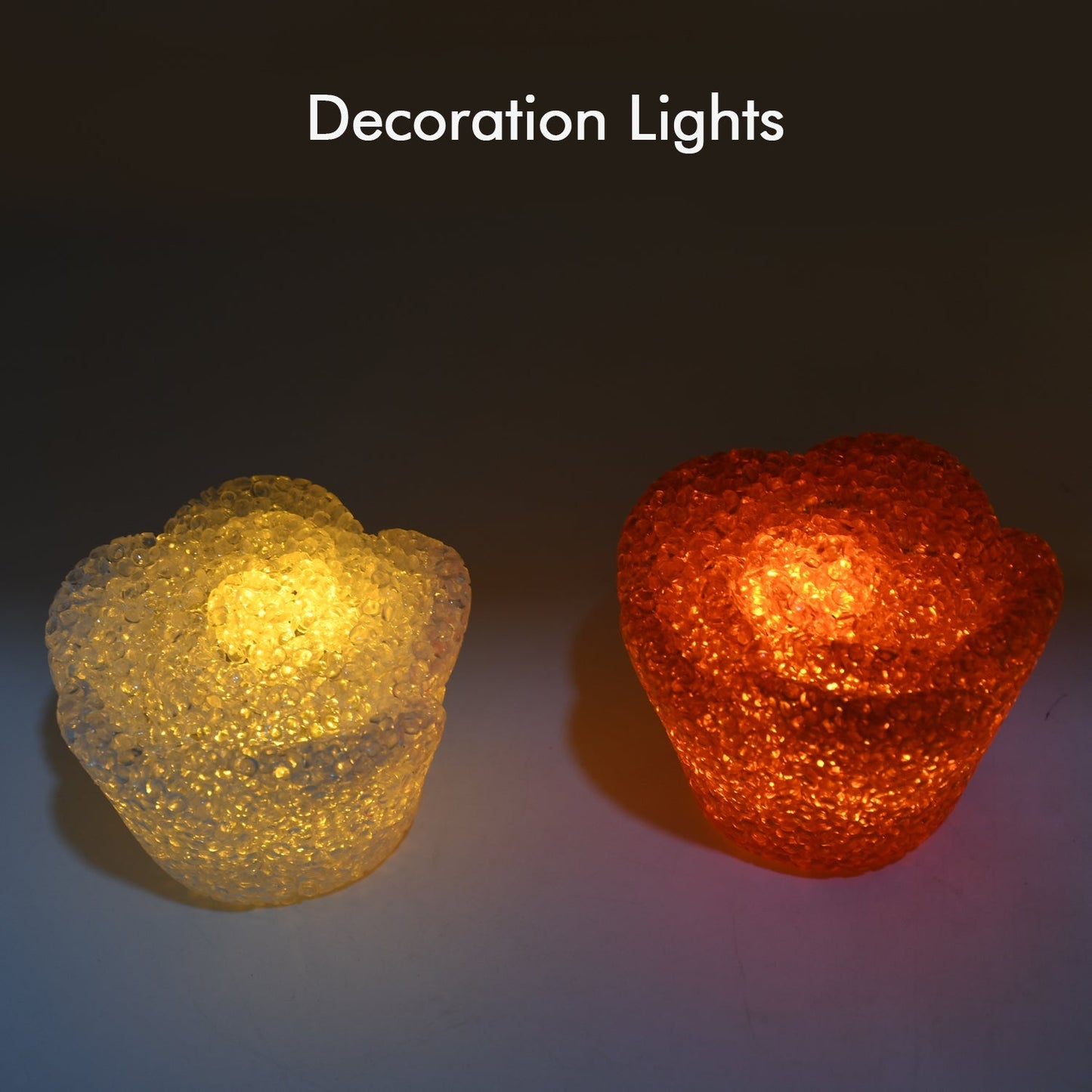 MULTI SHAPE SMALL LIGHT LAMPS LED SHAPE CRYSTAL NIGHT LIGHT LAMP (6 PC SET) Your Brand