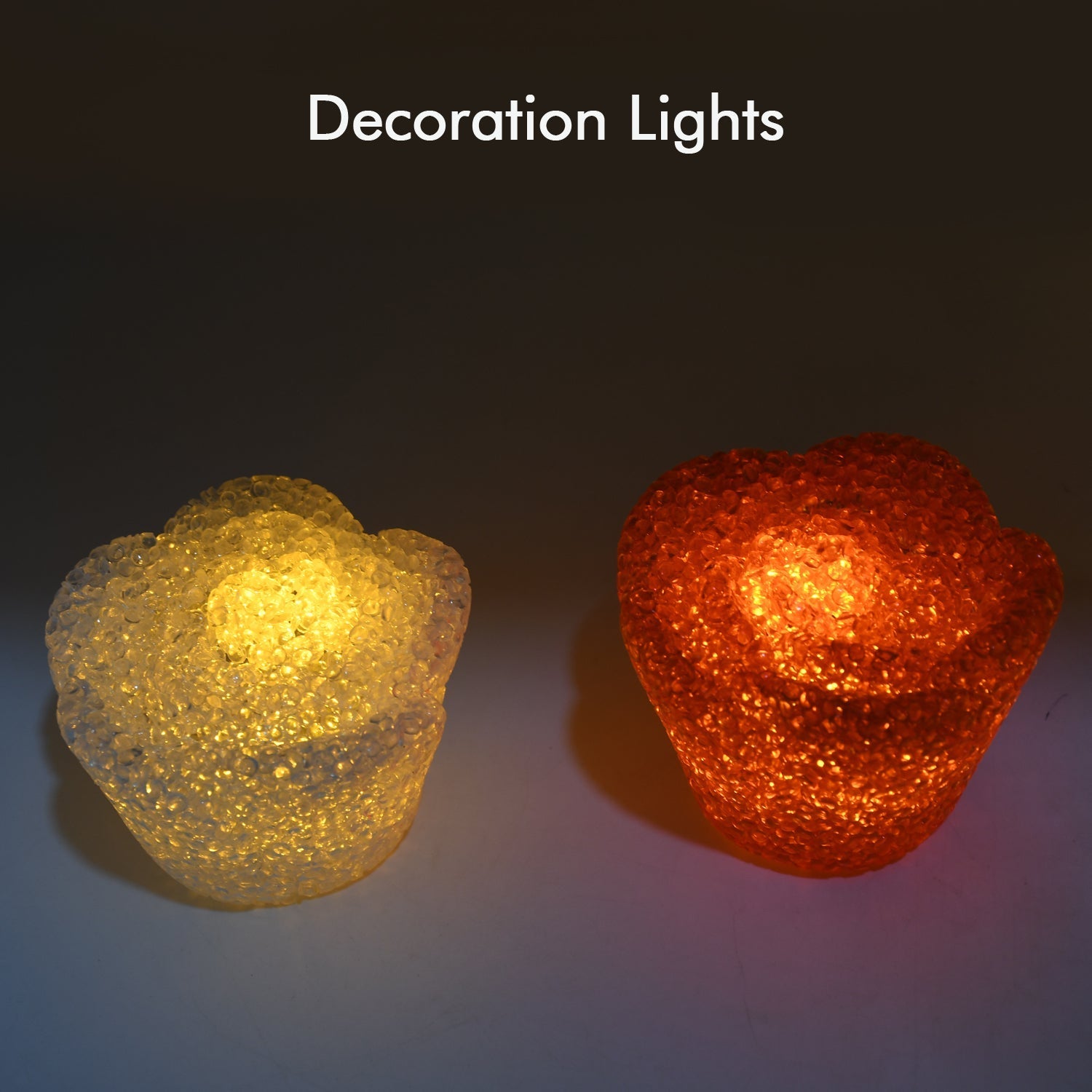 MULTI SHAPE SMALL LIGHT LAMPS LED SHAPE CRYSTAL NIGHT LIGHT LAMP (6 PC SET) Your Brand