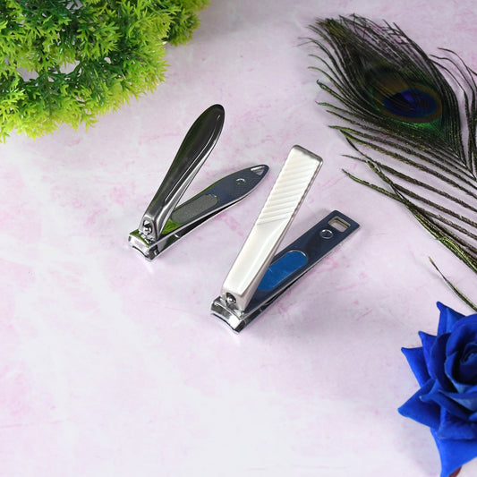 Stainless Steel Folding Portable Large Nail Clippers with Nail File (1 Pc / Mix Design) Your Brand