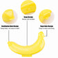 Banana Case Lunch Box Yellow