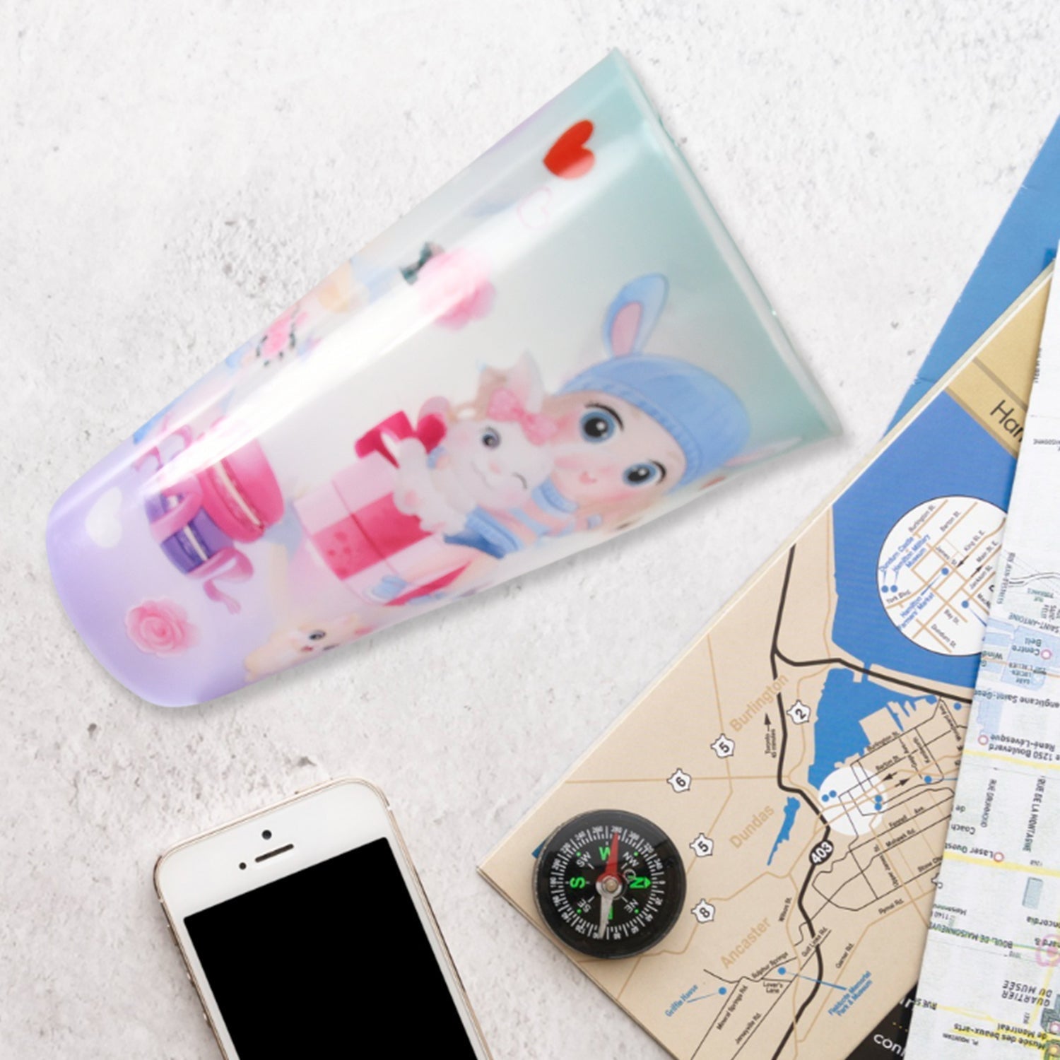 Unicorn Water Bottle with Straw & Lid for Kids (Without Light) Your Brand