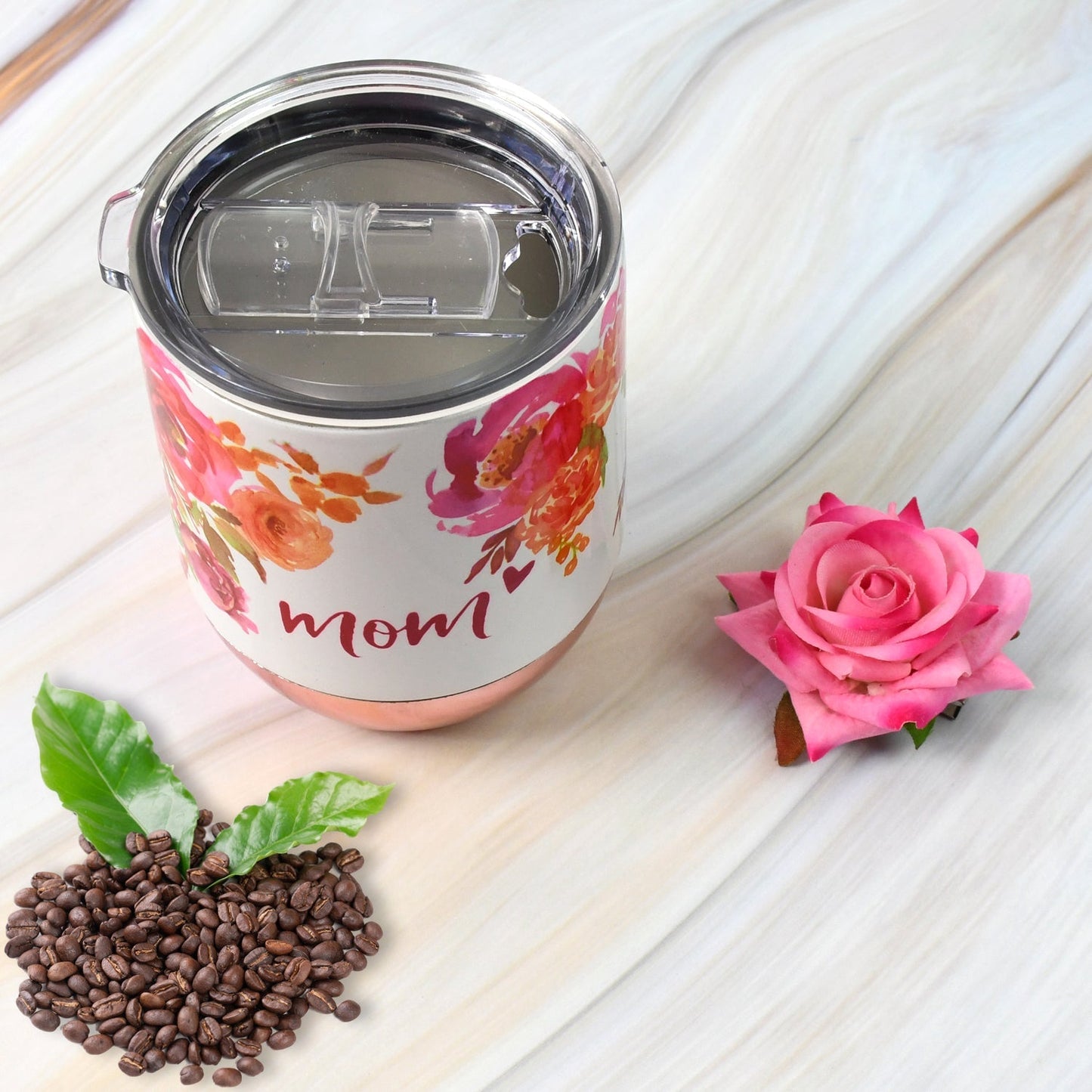 Stainless Steel Vacuum Insulated Mug with Lid (1 Pc / Mix Design & Color) Your Brand